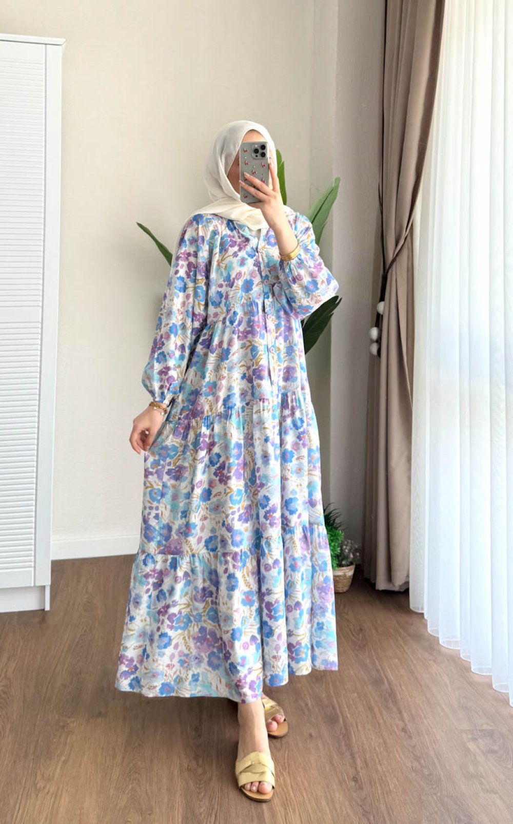 Floral Purple Dress