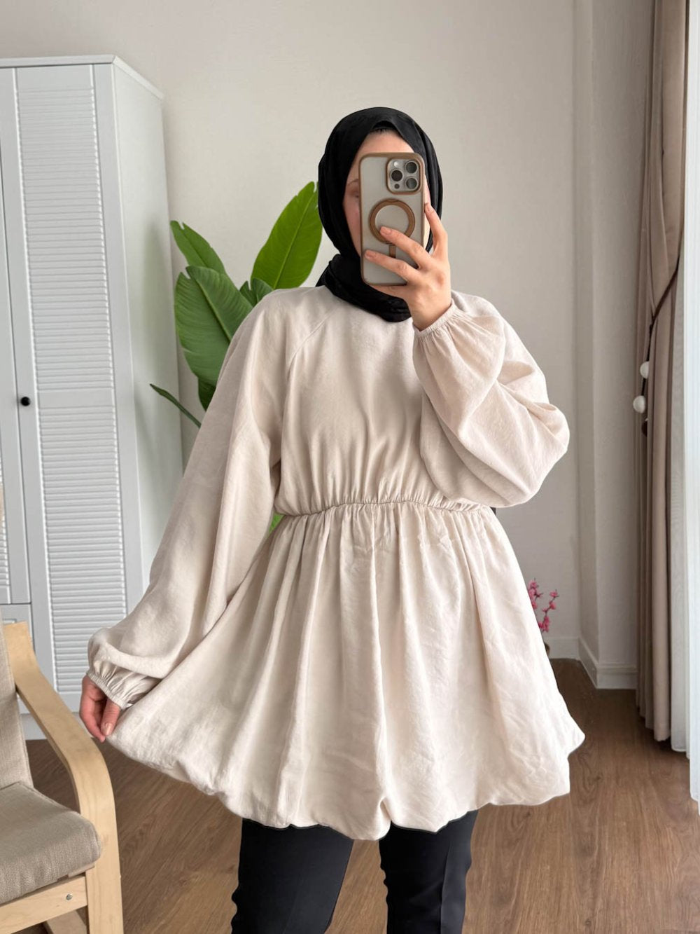Balloon Skirted Tunic