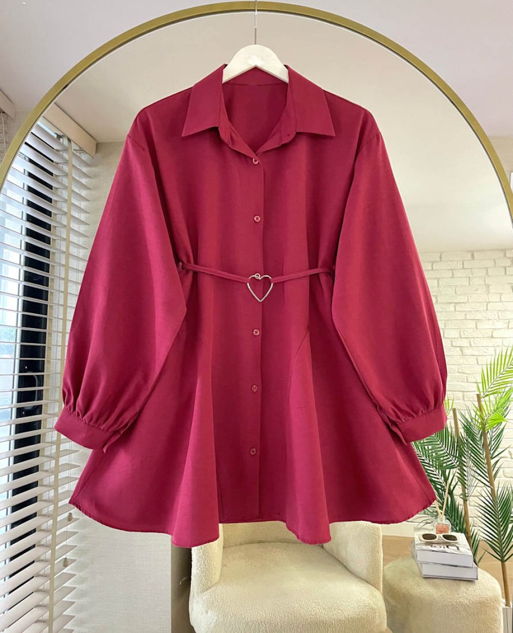 Heart Belted Chemise