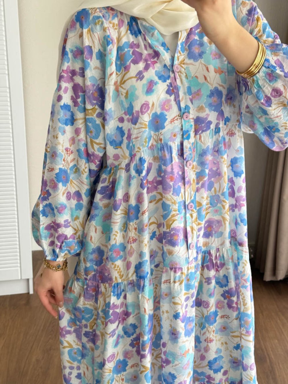Floral Purple Dress