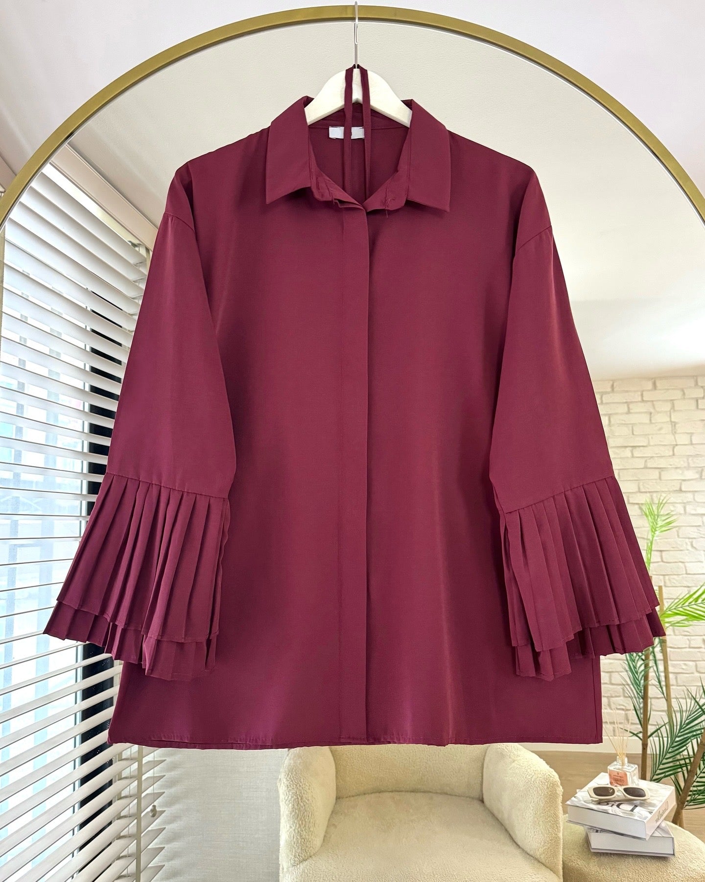 Pleat Belle Chemise