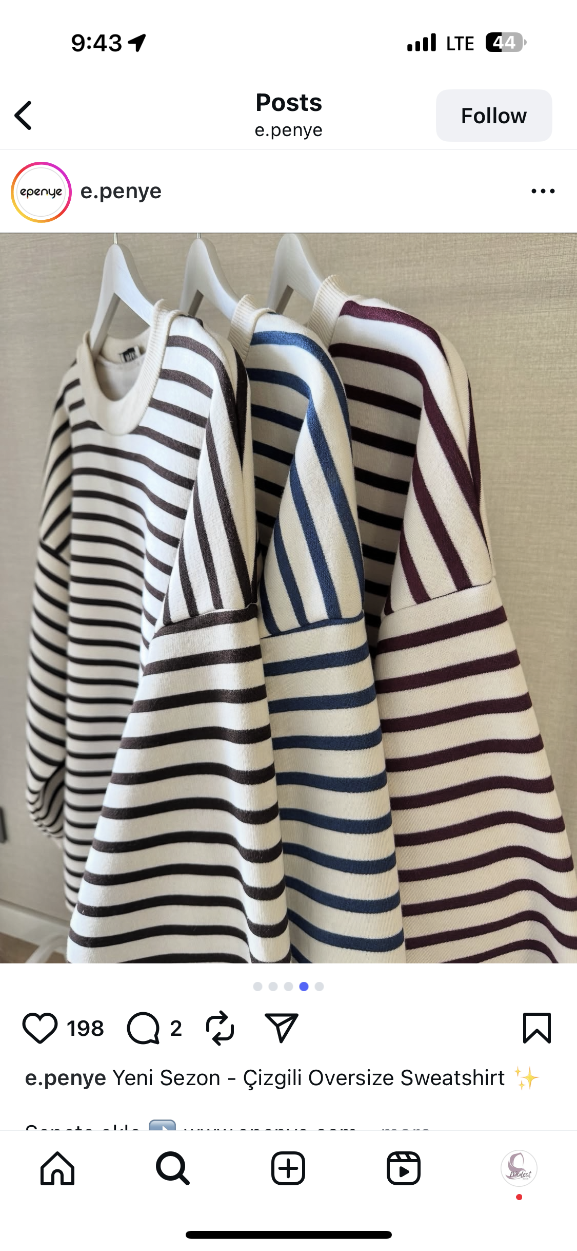 Striped Hoodie