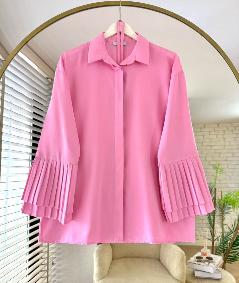 Pleat Belle Chemise
