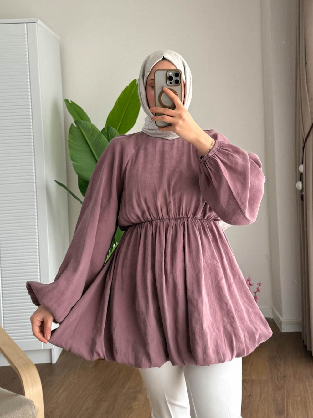 Balloon Skirted Tunic