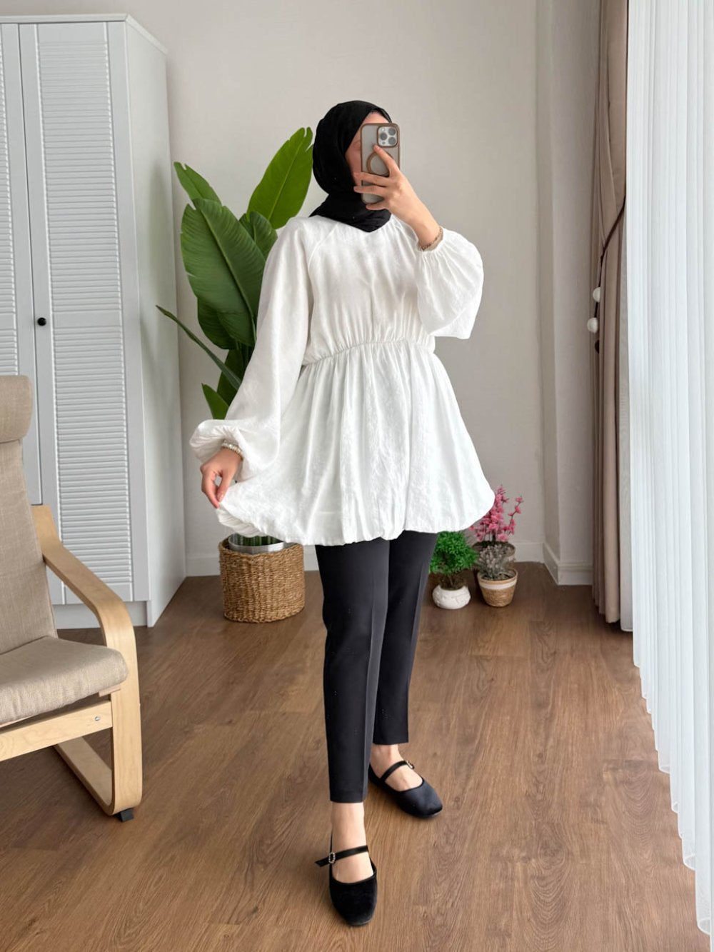 Balloon Skirted Tunic