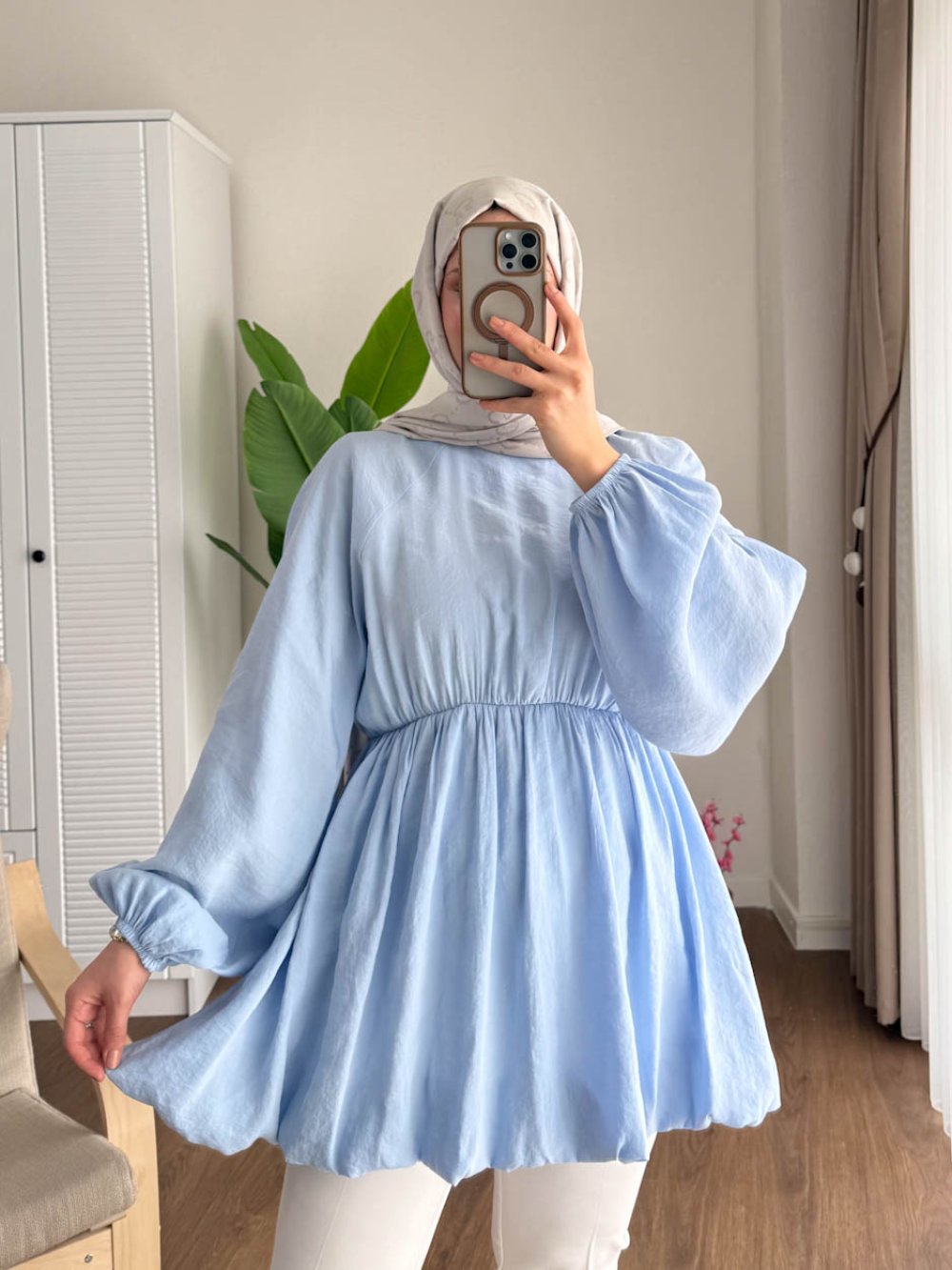 Balloon Skirted Tunic