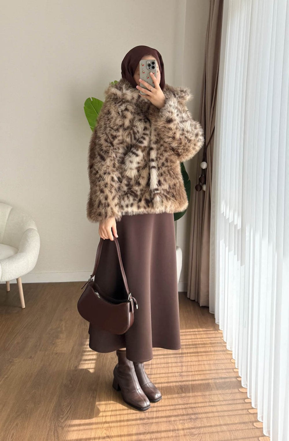 Leopard Jacket Set