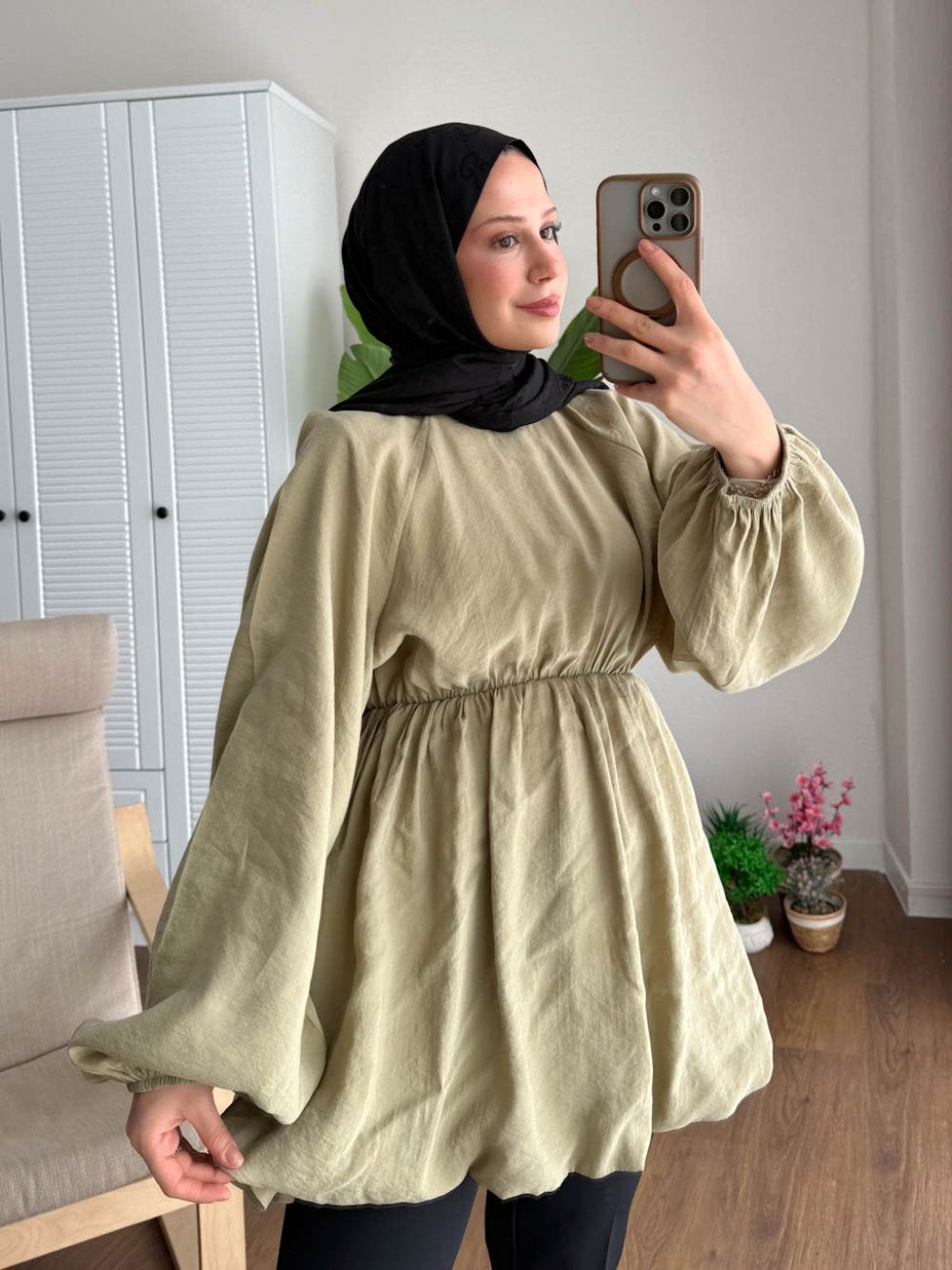 Balloon Skirted Tunic