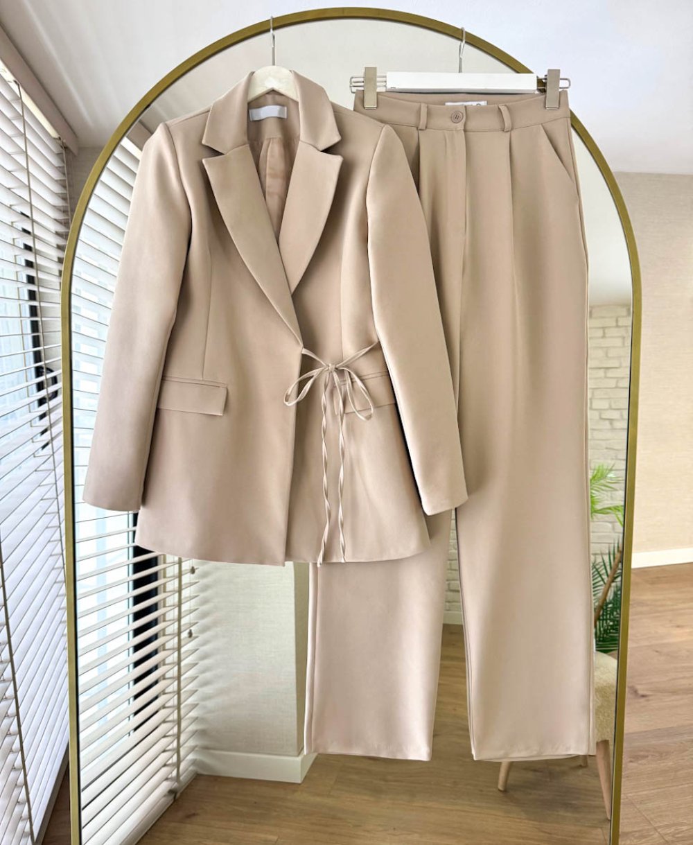 Side Tie Suit Set
