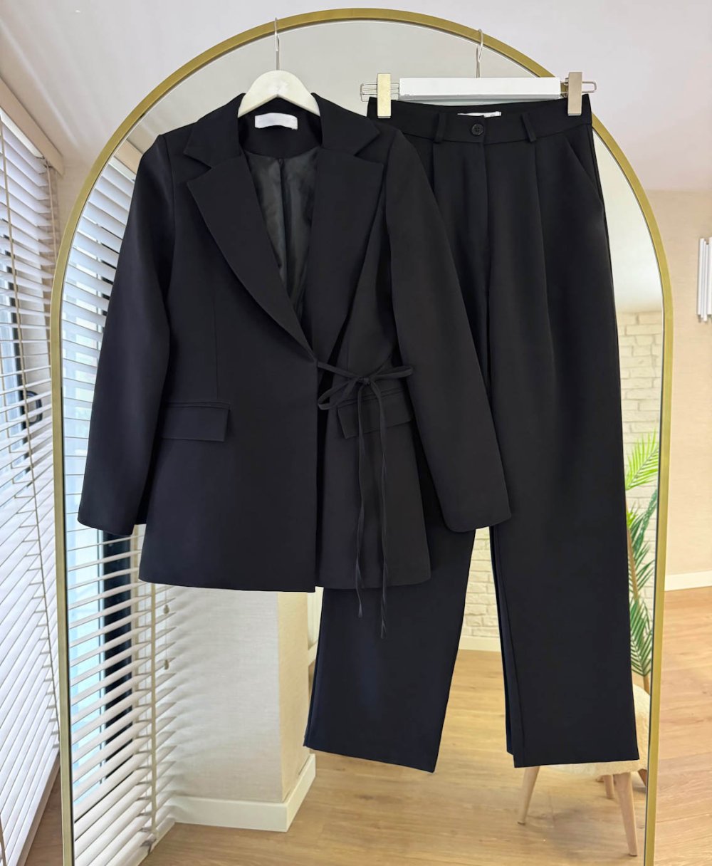 Side Tie Suit Set