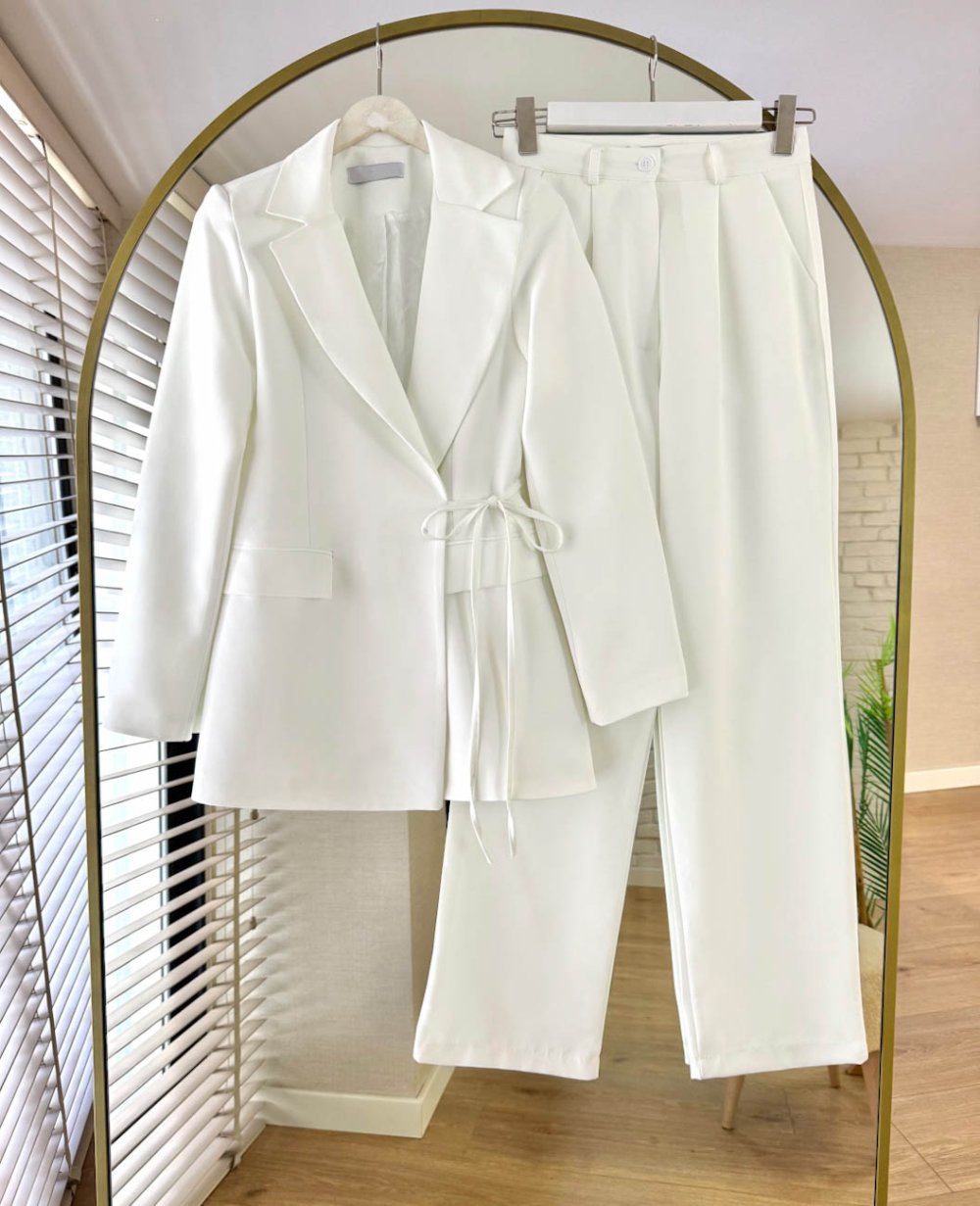 Side Tie Suit Set