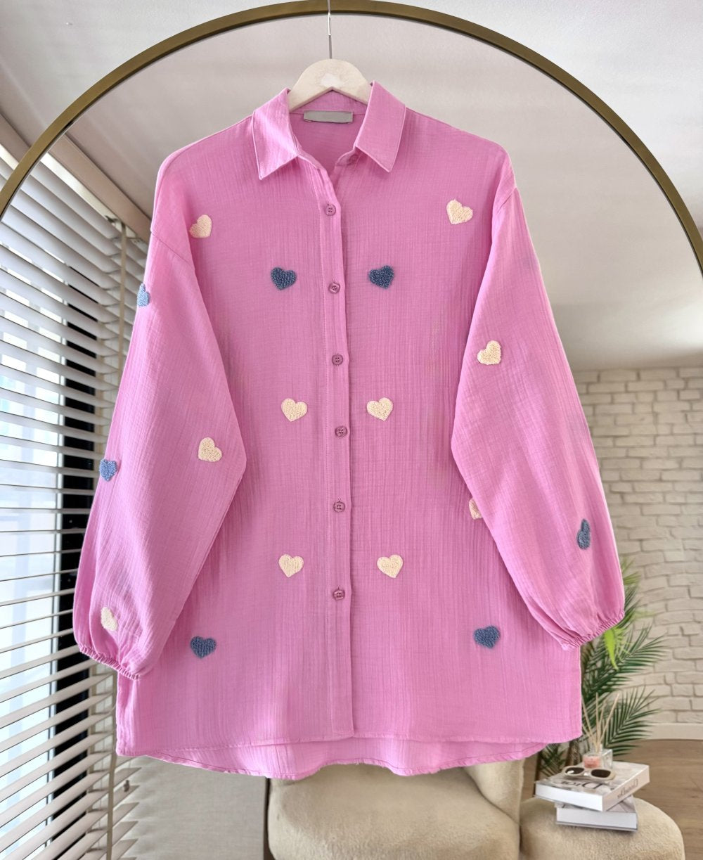 Heart Muslin Chemise